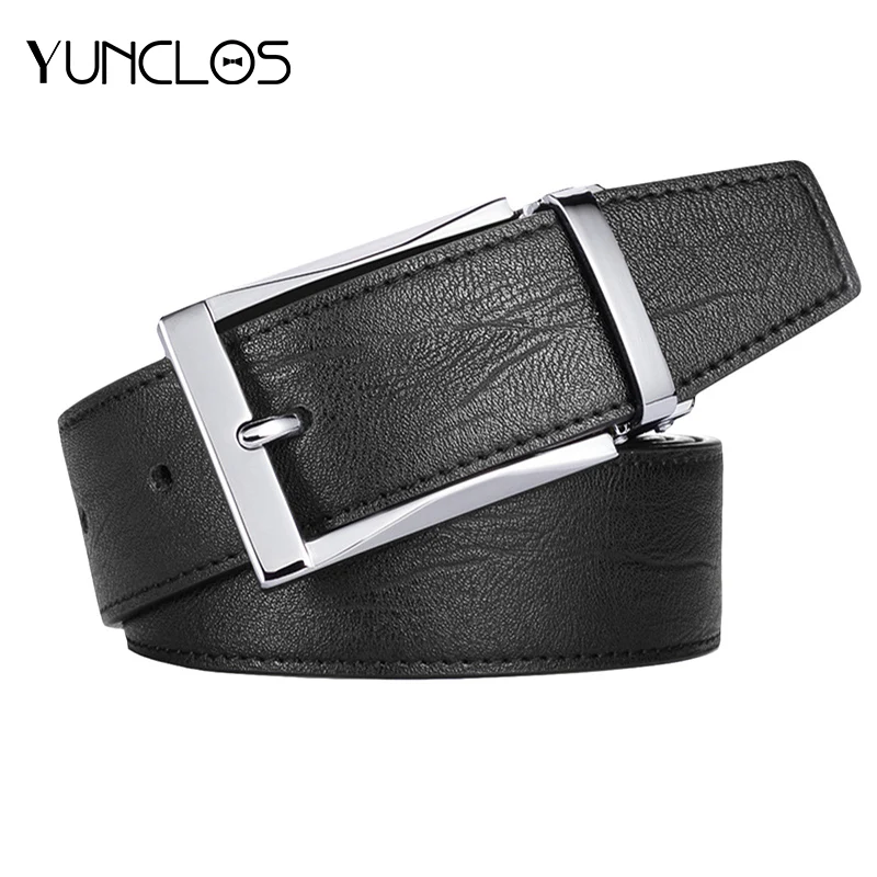 

YUNCLOS High Quality Men Belt Genuine Leather Belt for Men Luxury Ceinture Homme Military Style Designer Belts