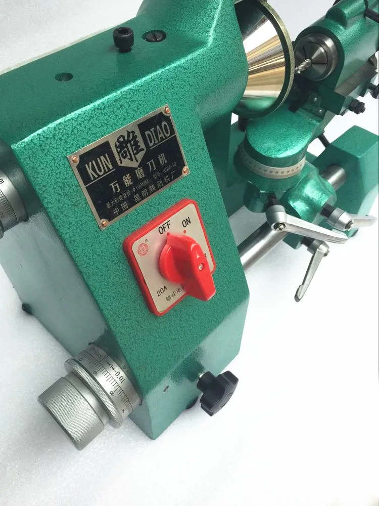 Одна штука KDM-10 220V профессионального Универсальный точильный станок заточный станок для резки и шлифования механического инструмента