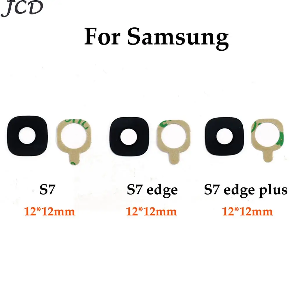 

2 шт., запасные стеклянные линзы для Samsung Galaxy S7 / S7 Edge / S7 edge plus