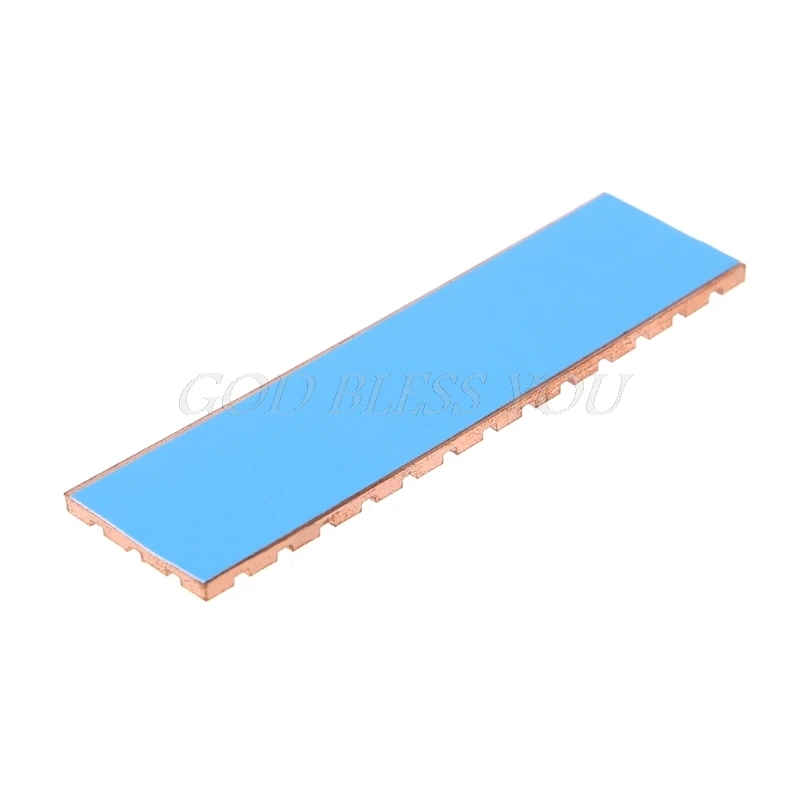 Медный теплопроводящий клей 2 мм 3 4 толщина для M.2 NGFF 2280 PCI-E NVME SSD Прямая поставка |