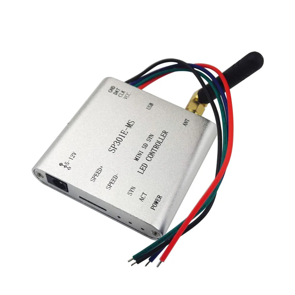 SP301E-M/SP301E-MS программируемый RF синхронный контроллер для APA102 SK6812 WS2812B WS2811 светодиодные ленты