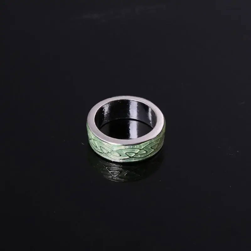 2018 Ретро мода стимпанк кольца светятся в темноте для Для женщин световой кольцо