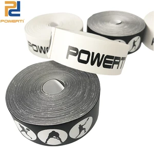 POWERTI 3 катушка Теннисная ракетка рамка Защита PU вязкость наклейки лента для ракетки теннисные фрикционные наклейки выделенная Катушка черный 5 м