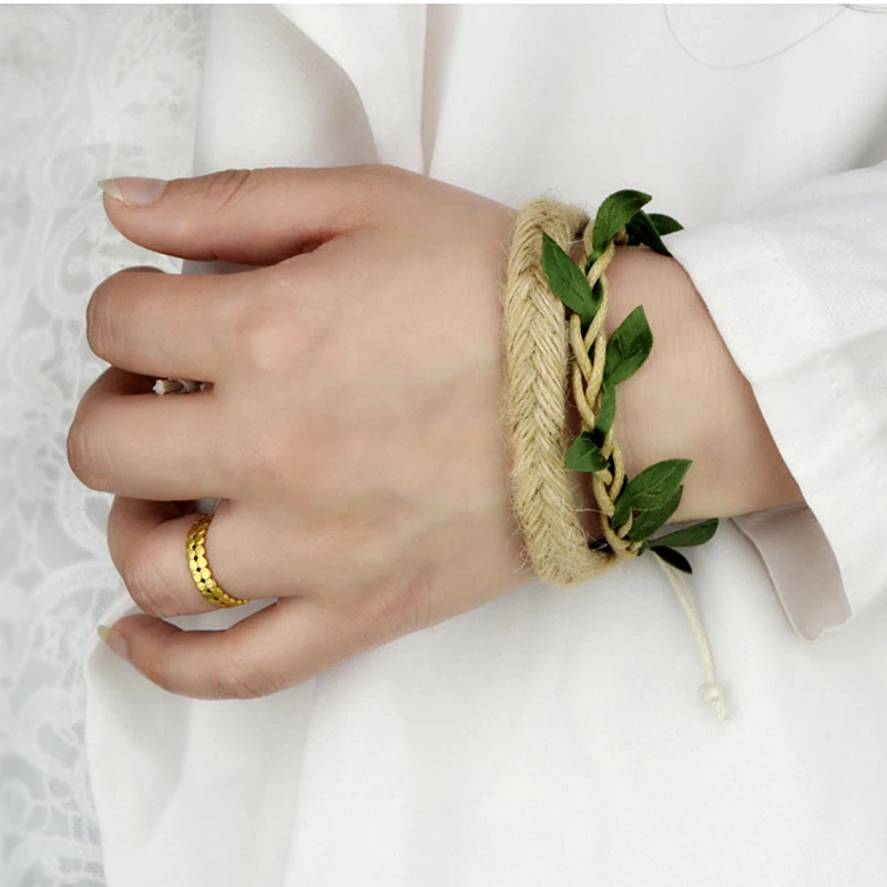 Женский винтажный плетеный браслет ручной работы Br122 | Украшения и аксессуары