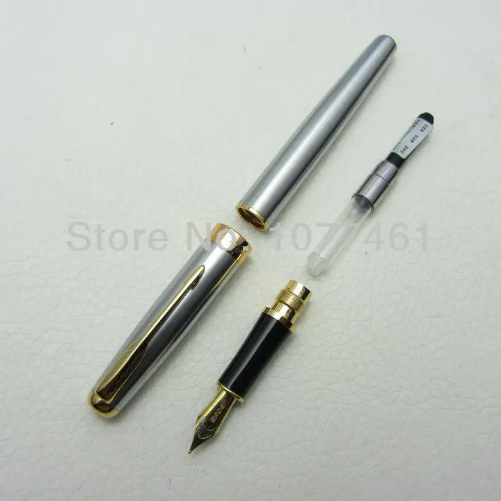 BAOER 388 silver and golden clip Fountain Pen B1001 | Канцтовары для офиса и дома