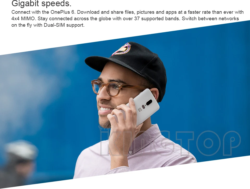 Oneplus 6 мобильный телефон 6,28 дюймов 19:9 6G Оперативная память 64 Гб Встроенная память Snapdragon 845 Octa Core Dual сзади Камера 20+ 16 Мп NFC водонепроницаемый чехол для телефона