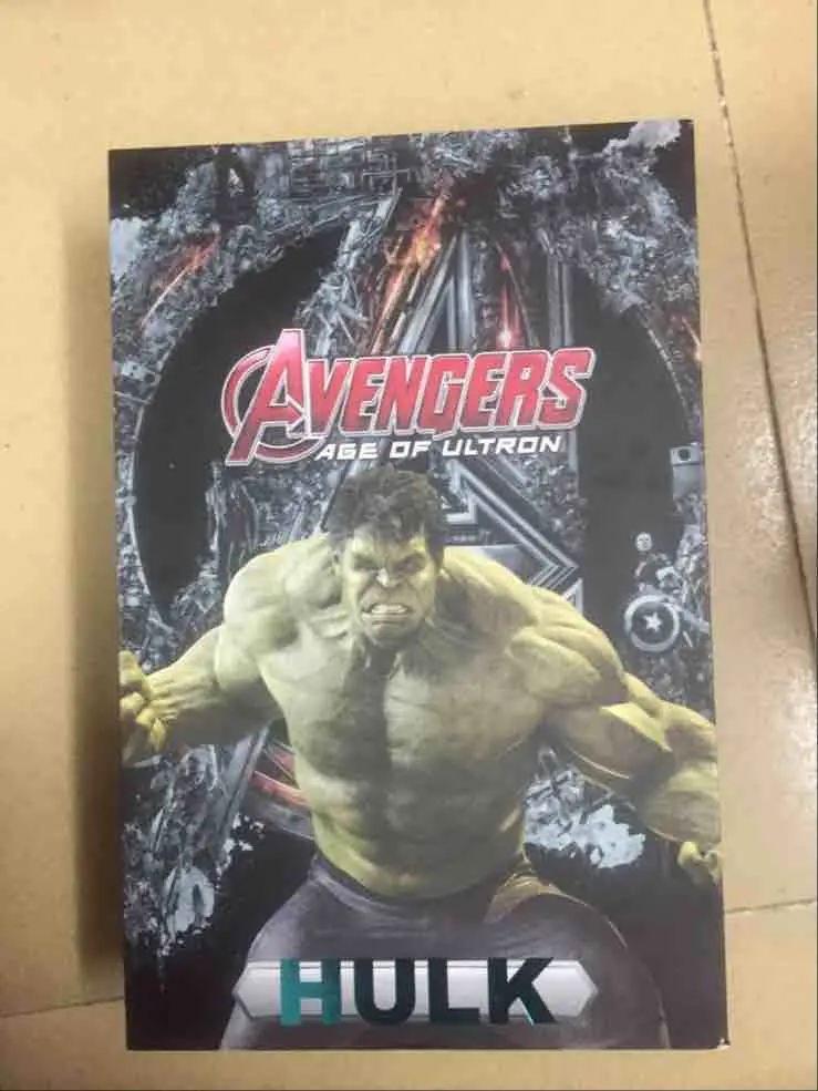 Аниме фигурки Мстители 2 23 см 1/6 весы кукла Халка невероятная фигурка Статуэтка из