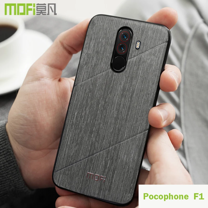 xiaomi Pocophone F1 case cover Mofi fitted original buiness hard back Poco conque 6.18&quot mi |