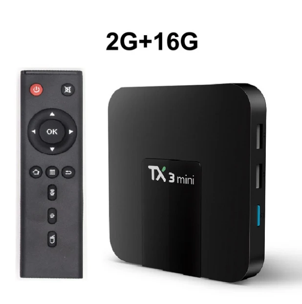 10 шт. TX3 мини ТВ коробка S905W 2 4 ГГц Wi Fi Android 8 1 Гб оперативной памяти 16 встроенной