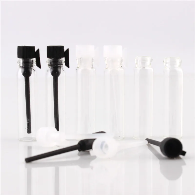 free delivery 50Pcs/Lot 1ML Empty Mini Glass Perfume Small Sample Vials Bottle Laboratory Liquid Test Tube Trial | Красота и здоровье