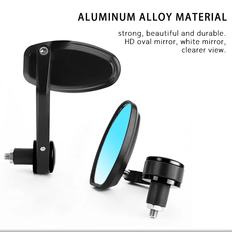 Мотоциклетное зеркало заднего вида ручка 22 мм для YAMAHA R1 R6 MT07 MT09 KAWASAKI Z750 Z800