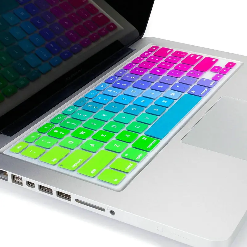 Английская Силиконовая Клавиатура США чехол Алфавит щит для Apple Macbook Air Pro Retina 13