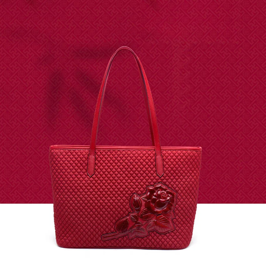 Pmsix shoulder bag female new fashion wild leather handbag female bag large capacity bag tote bag
