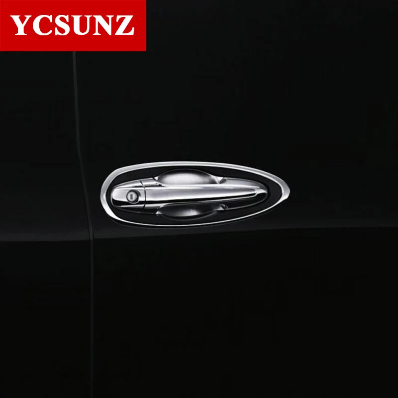 Автомобильные аксессуары хромированные Дверная ручка крышка чаши для Toyota Rav4 2014 +