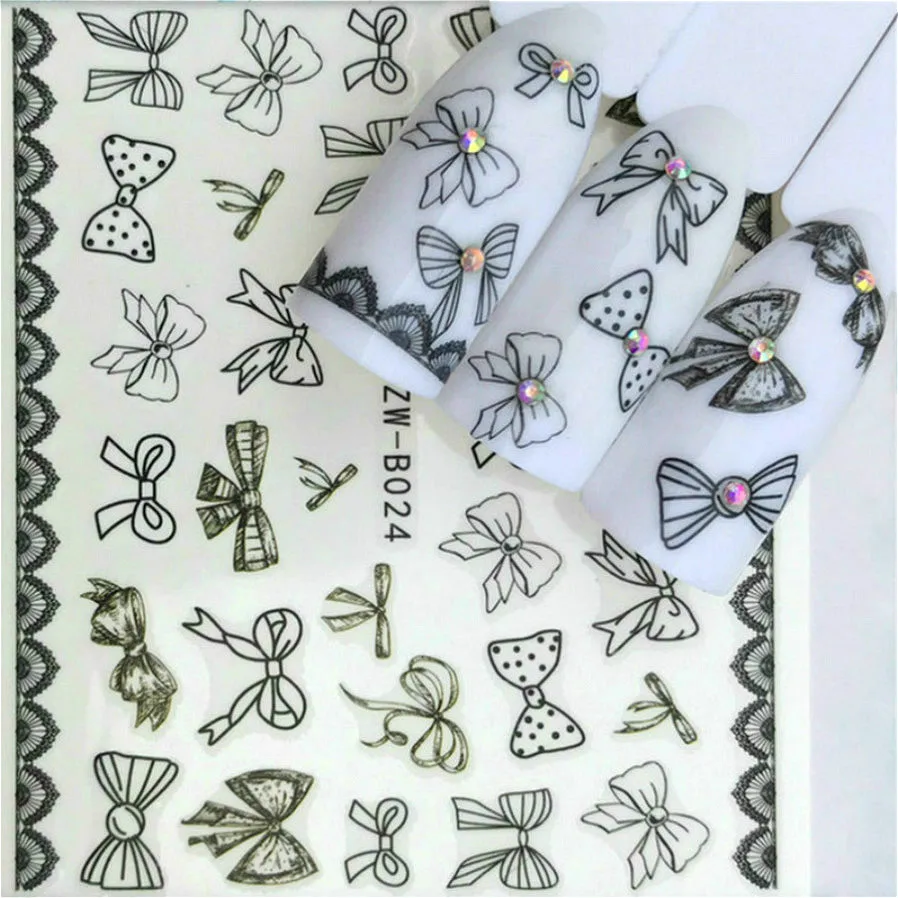 11 бантом 1 шт Nail Art Ложные Типсы Практика Дисплей прозрачный натуральный в черный