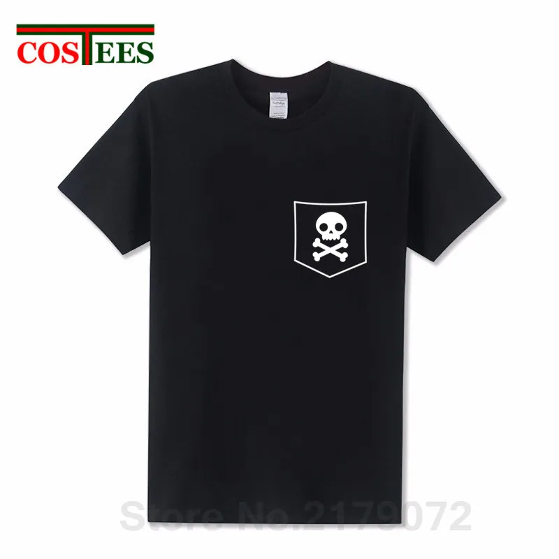 Pocket Goonies T shirts men Never say die Tees The goonies of astoria T-shirt pirate Skeleton tshirt one piece king shirt | Мужская