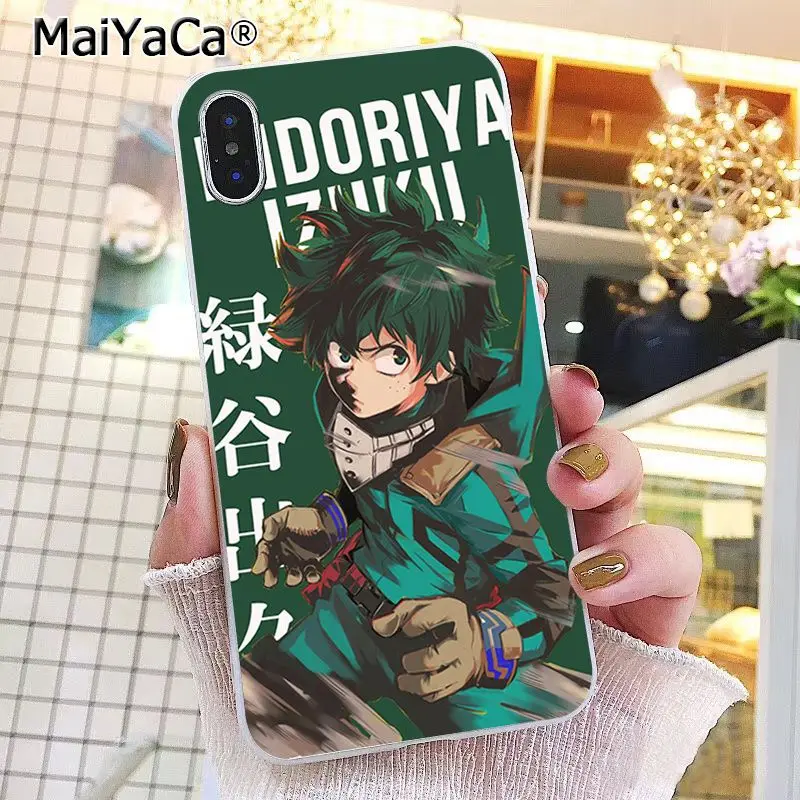 A3 MaiYaCa аниме мой герой Academy deku bakugou Boku no Hero Academy чехол для телефона для iphone 11 Pro 8 7 6 6S Plus X XS MAX 5 5S SE XR - Цвет: A3