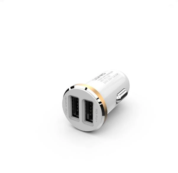 LDNIO DL-C22 2USB автомобильное зарядное устройство для iPhone Smasung Xiaomi Phone Универсальная зарядка белый