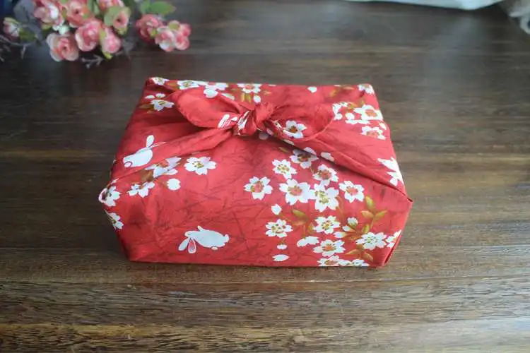 Япония Обернуть Ткань платок furoshiki хлопок /с принтом 52 см/много использования