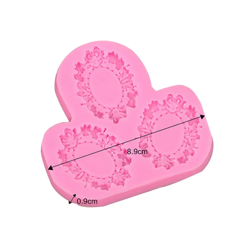 3D Photo Frame Shape Fondant cake silicone mold food grade mastic confeitaria chocolate jello candy making decoration tool | Дом и сад