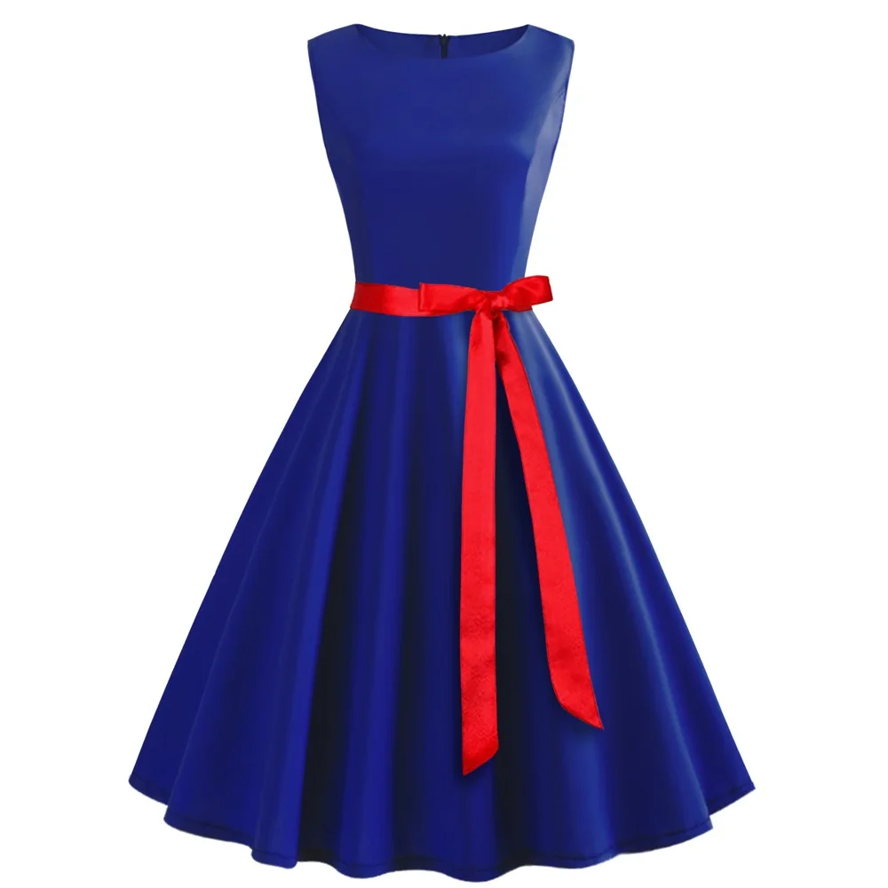 Женское винтажное платье миди без рукавов черное однотонное трапеция в вечерние