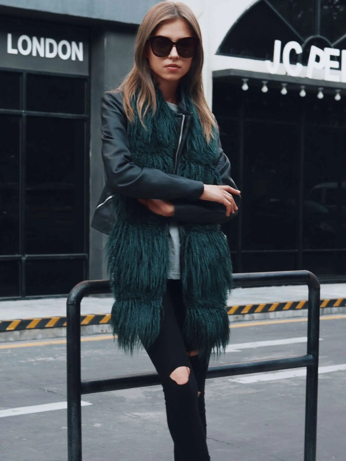 Женские шарфы из искусственного меха Blinger Длинные теплые зимние меховые BOA