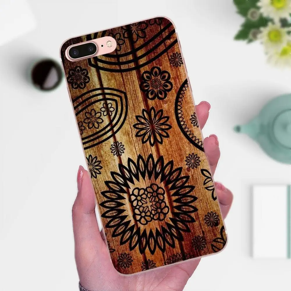 Для Xiaomi Note 3 4 Mi3 Mi4 Mi4C Mi4i Mi5 Mi 5S 5X 6 6X 8 SE A1 Max Mix 2 чехол для телефона дерево Мандала