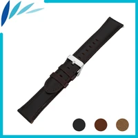 genuine leather watch band for maurice lacroix 22mm men women quick release strap wrist loop belt bracelet black brown pin