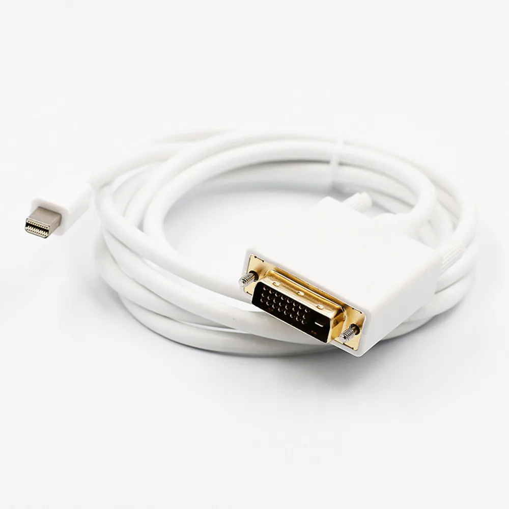 Mini Displayport DP к DVI кабель конвертер 1 8 м Папа мужчине для ноутбук с HDTV проектором