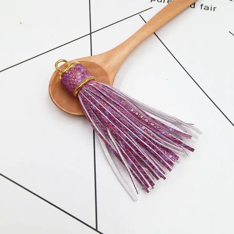 Кожаная кисточка со змеиной текстурой сделай сам аксессуары/ремешки