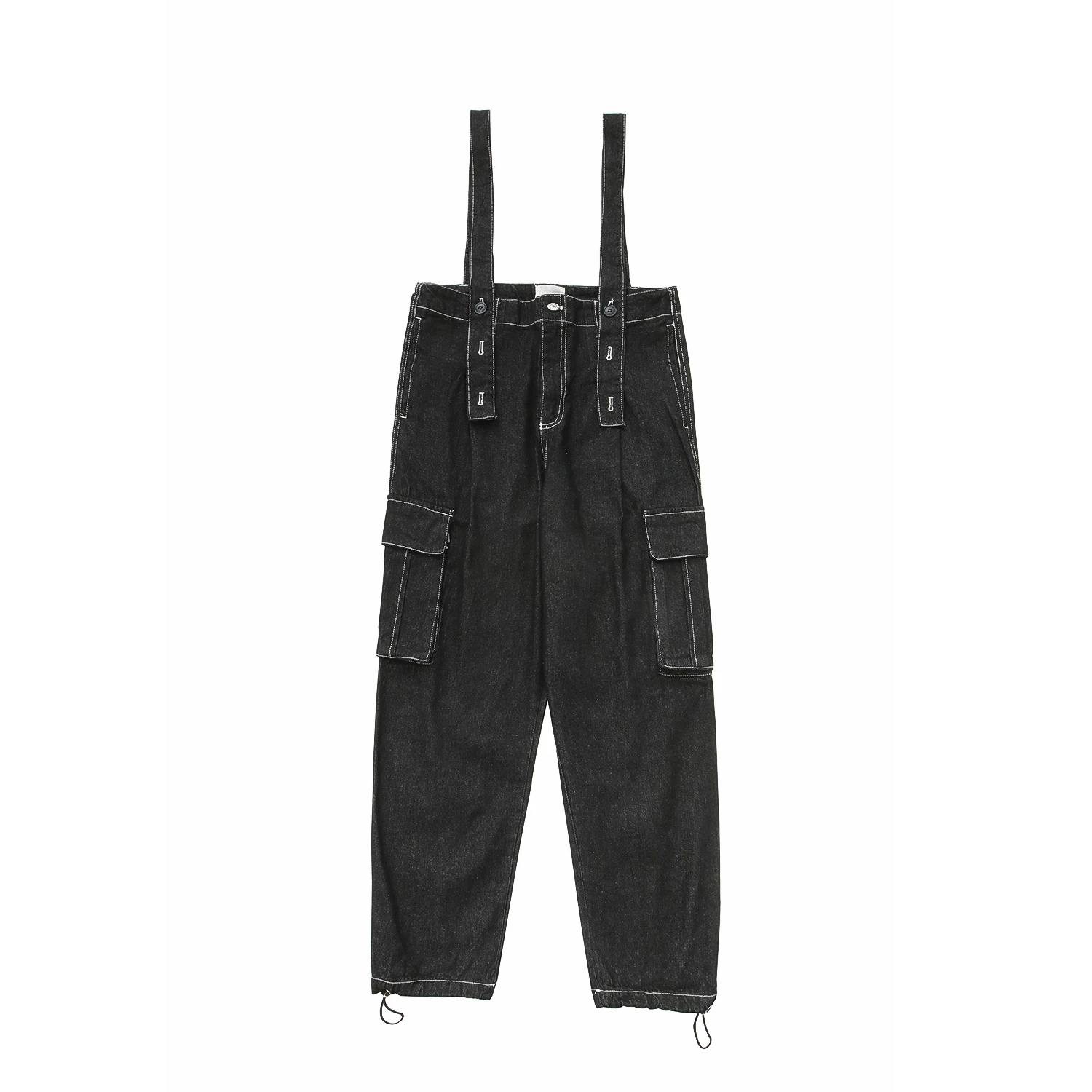 

2019 Men's Fashion Work Trousers Salopettes Romper Jumpsuit Male Overalls Black/blue Casual Pants Baggy Homme Jeans Size M-2XL