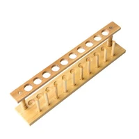 wooden test tube rack 10 hole and pins solid wood tube box