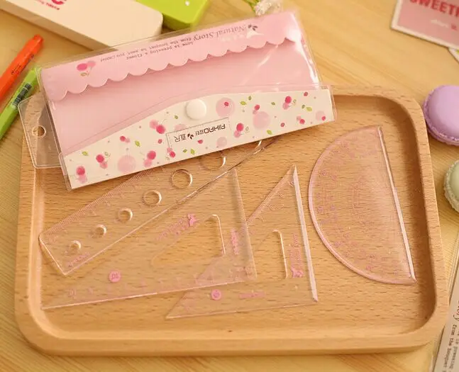 

Cute Kawaii Flowers Fresh Wind Sets Foot Ruler Tool Promotional Gift Stationery office school supplie korean papelaria