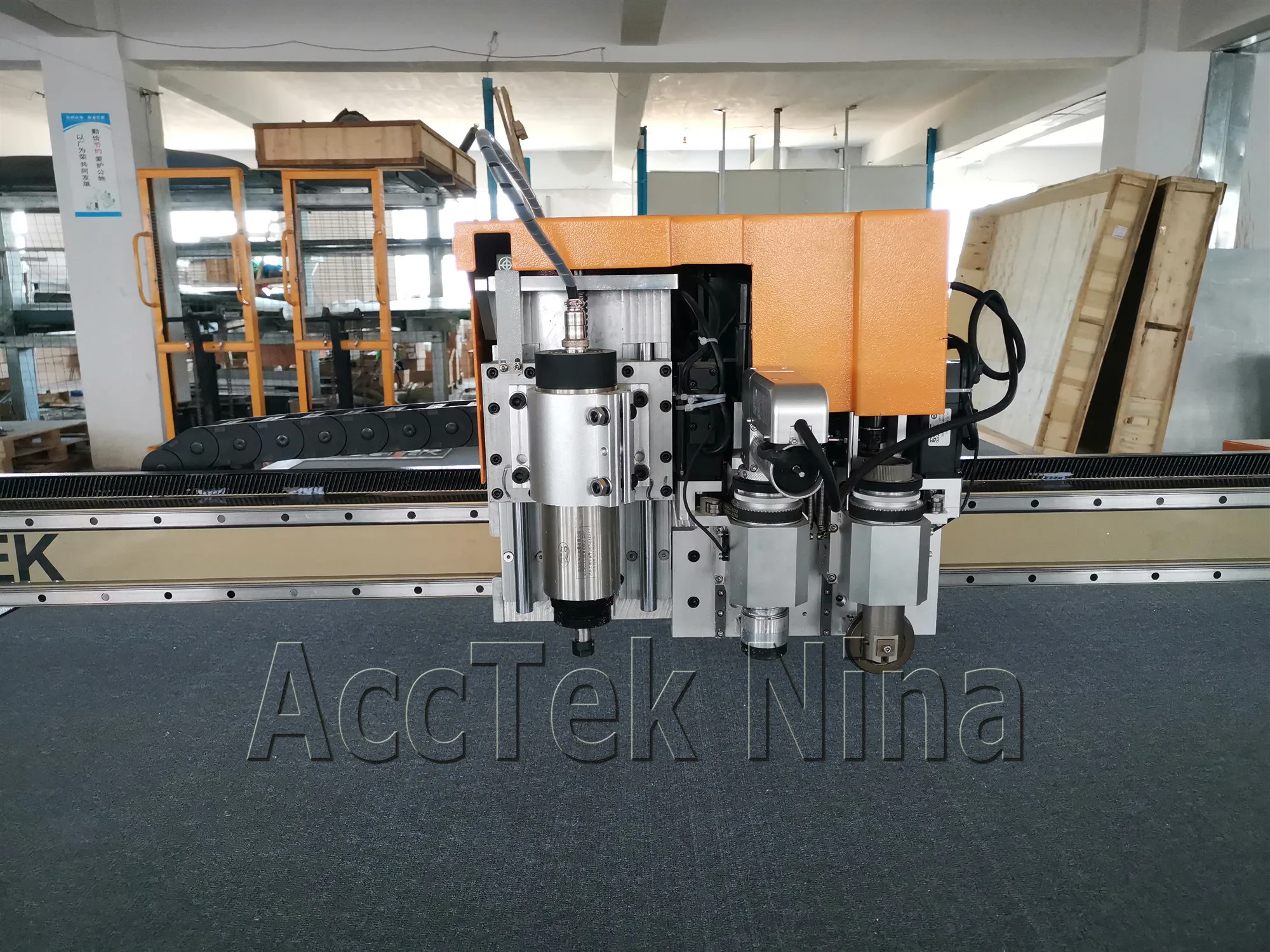 9.0kw вакуумный насос CNC Осциллирующий нож для резки для композитная прокладка/резиновая прокладка роторный ползун ножа