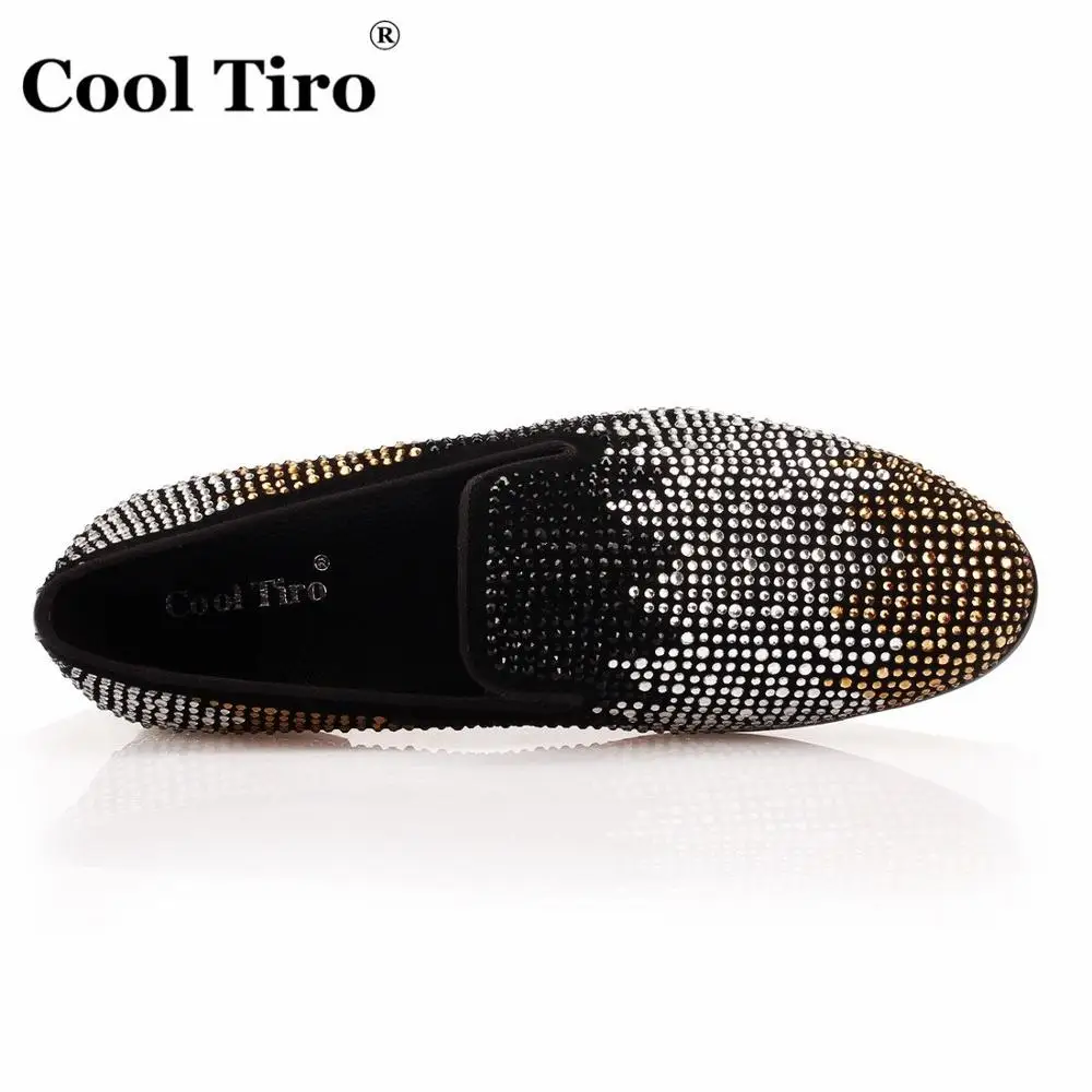 COOL TIRO/черные замшевые мужские лоферы мокасины шлепанцы на плоской подошве