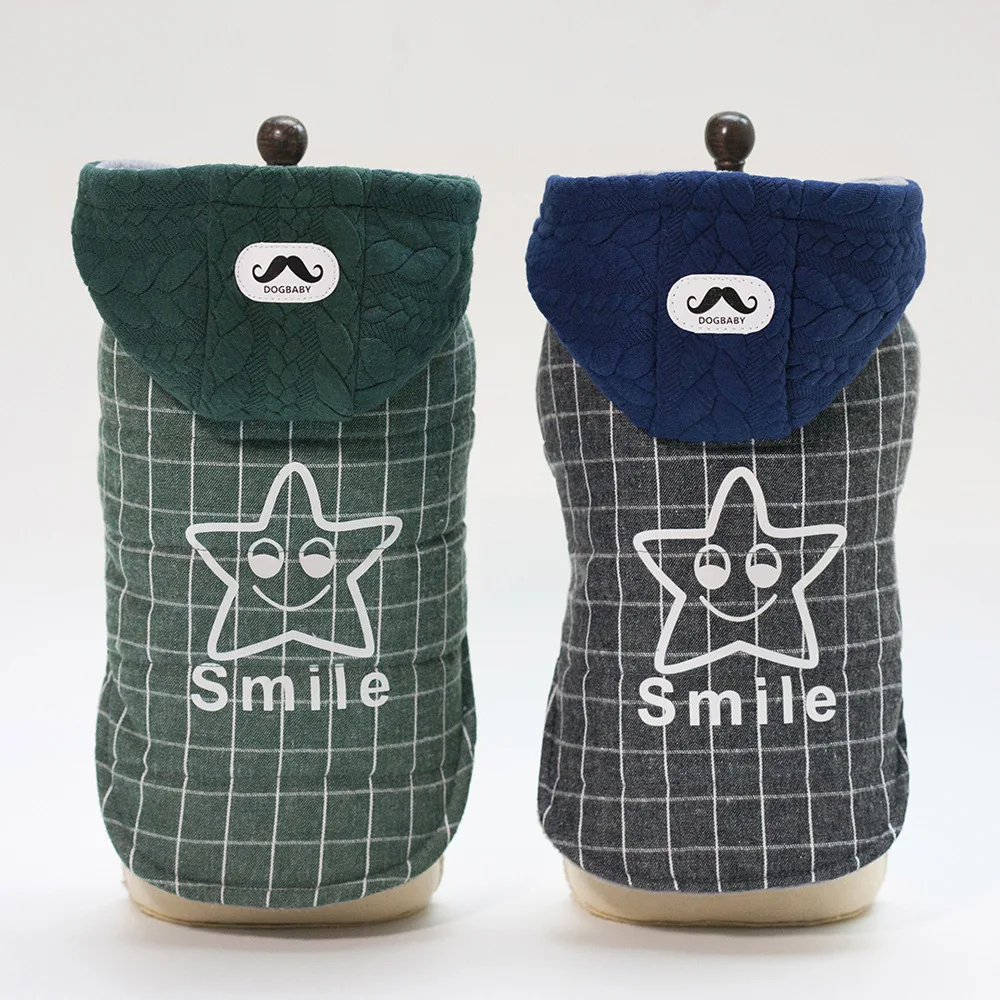 

New Winter Pet Dog Clothes For Dog's Coat And Jackets Cotton Overcoat Dogs Clothing Thicken Hooded Costume Apparel S-XXL