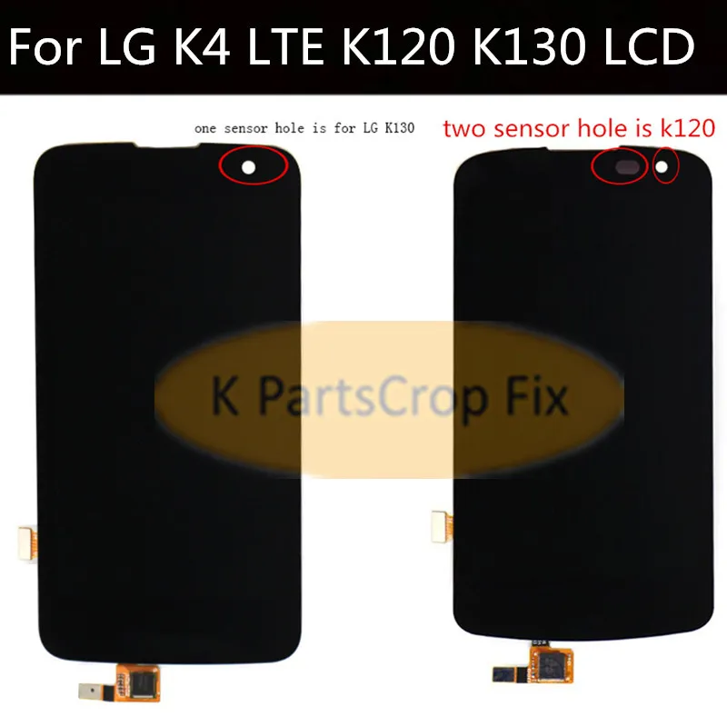 Полный ЖК дисплей с дигитайзером сенсорного экрана 4 5 дюйма для LG K4 LTE K120AR K120E K120