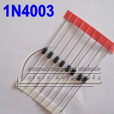 RHECCOW 500 шт./лот выпрямительный диод 1N4003 IN4003 DO 41 1A общий диод|rectifier diode|diode in40031a diode |