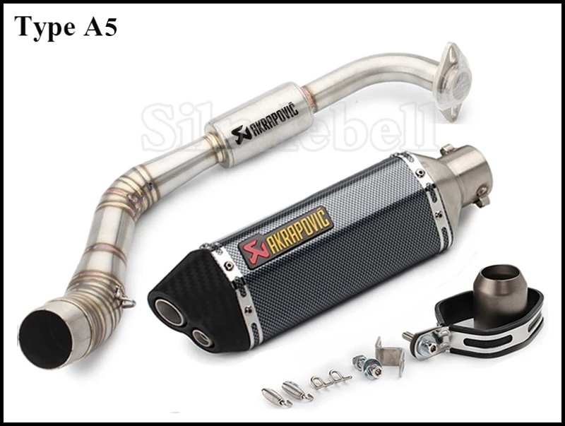 Слипоны выхлопная труба мото глушитель с DB Killer для Yamaha Aerox155 NVX155 NVX125- Akrapovic выхлопной мотоцикл