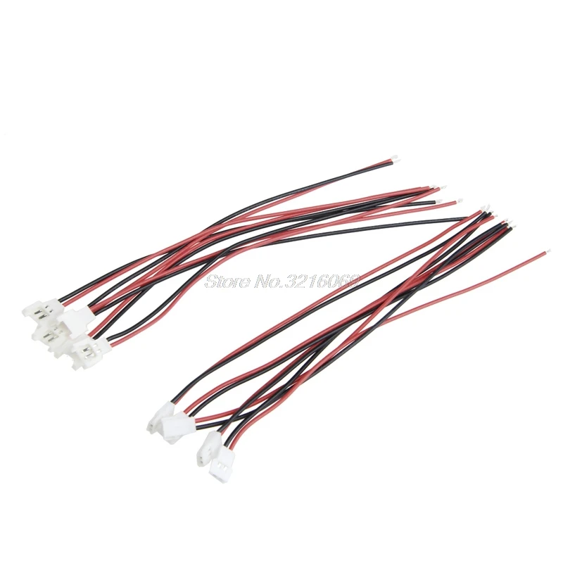 10 пар DIY JST DS LOSI 2 0 мм 2-контактный разъем штекер с проводом 150 Aug24 оптовая продажа и
