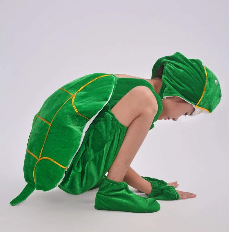Детский маленький костюм черепахи с животными для костюмированной вечеринки