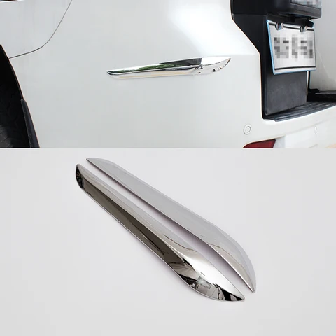 Декоративная накладка на задний бампер для Toyota Prado FJ150 FJ 150 2010-2017, 2 шт.