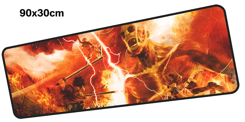 Коврик для мыши Attack on Titan gamer 900x300 мм коврик для мыши notbook игровой коврик для мыши Кастомизированный коврик для мыши стол для компьютера аксессуары для padmouse