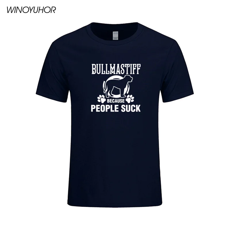 Футболка мужская с коротким рукавом и принтом бульмастифа х/б | Мужская одежда