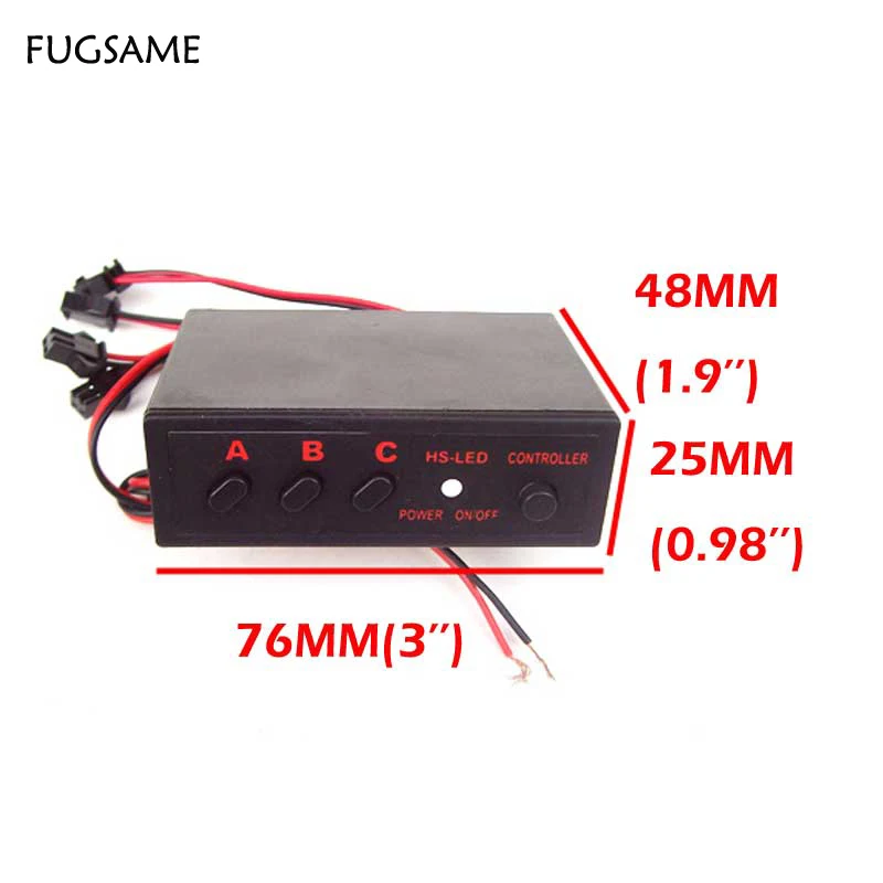 FUGSAME FREE SHIPPING 12 Ways LED Light Flasher Flash Strobe Controller Box | Автомобили и мотоциклы