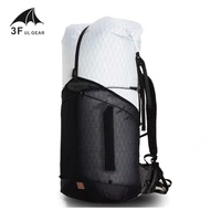 3f ul gear 55l large xpac climbing backpack outdoor ultralight frame less packs bags lightweight durable travel camping hiking