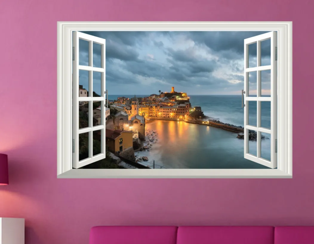 2018 новейший популярный съемный виниловая светильник енная наклейка с подсветкой