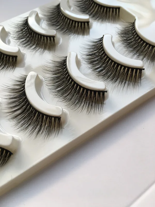 3D накладные ресницы Многослойные Толстые Накладные ручной работы хлопковые