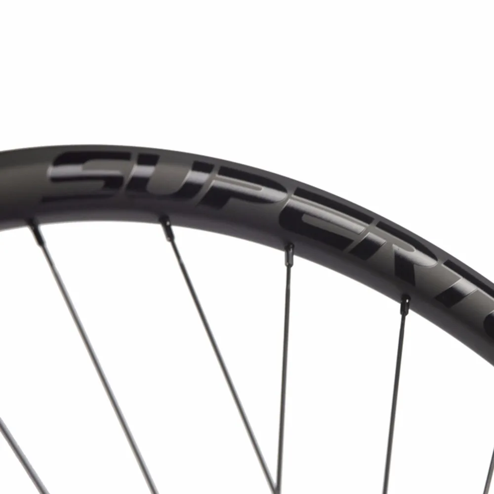 Карбоновые Колеса 29 дюймов для горного велосипеда SUPERTEAM 29er MTB Race Hookless UD Matte|bike carbon