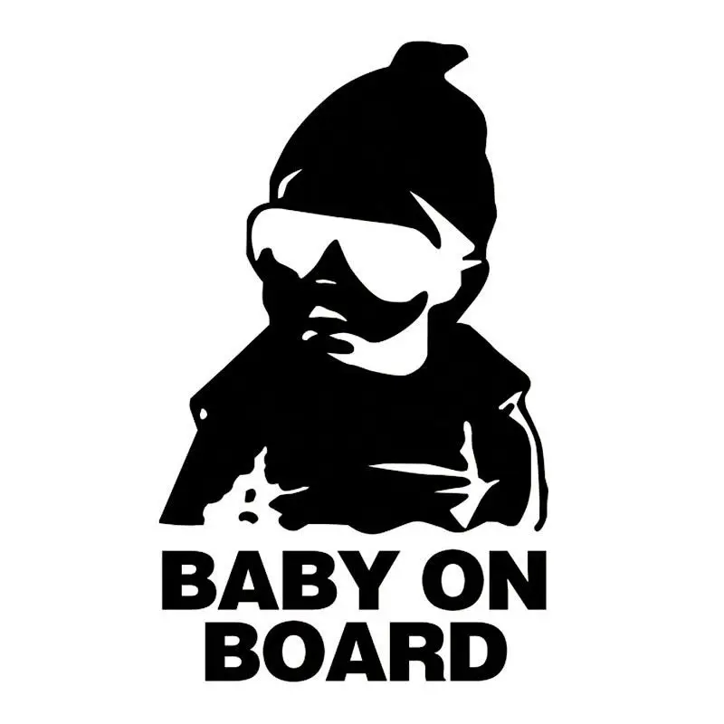 Светоотражающие автомобильные наклейки Baby on Board 15 Х9 см|baby board|decal stickeron board |